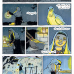 Excerpt from a comic based on a traditional Syrian poem, for the Haawiyat anthology published by NuDay Syria