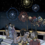 "Teach English in Japan" Volume 3 cover drawn by Jeff Ellis