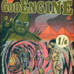 The God Engine (faux cover for a Doctor Who novel by Craig Hinton, done for a tribute book on the event of his passing)