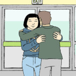 Excerpt from a storyboard for an instructional video on how to navigate the BC Mental Health system